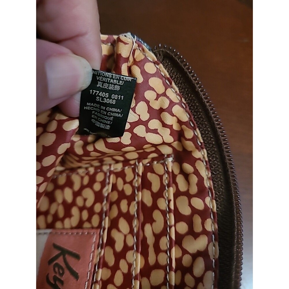 Fossil Key Per Brow Floral Coated Canvas Wristlet… - image 7